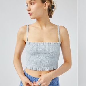 Aritzia Sunday best white ruched tank